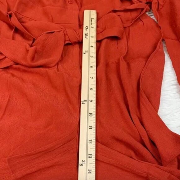 NWT J. Crew New Drapey Puff-Sleeve Jumpsuit Holiday Red Sz 6 **Shipping On US!** - Picture 7 of 11